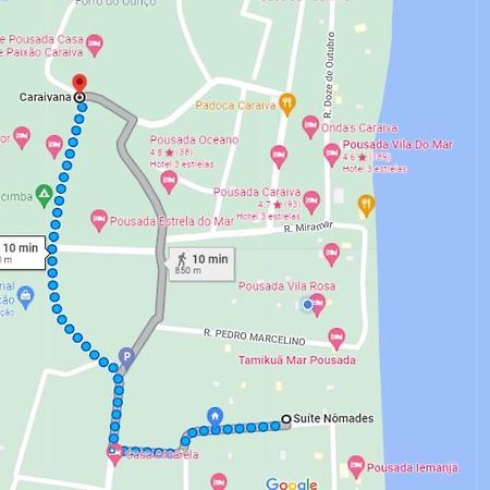 Suites Nomades - 30M Da Praia De Caraiva - Ba Zewnętrze zdjęcie